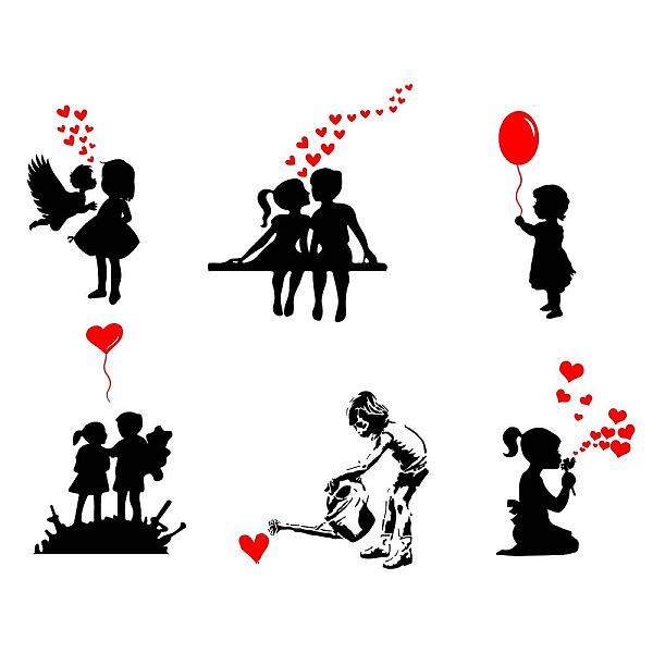 PandaHall SUPERDANT Banksy Valentine's Day Wall Stickers Love Heart Balloon Wall Decals Banksy Inspired Decor There Is Always Hope..., Black
PandaHall SUPERDANT Banksy Valentine's Day Wall Stickers Love Heart Balloon Wall Decals Banksy Inspired Decor There Is Always Hope..., Black