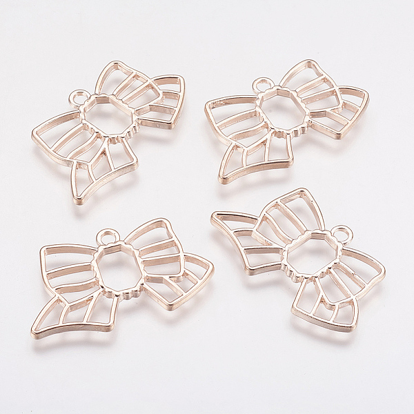 PandaHall Alloy Open Back Bezel Pendants, For DIY UV Resin, Epoxy Resin, Pressed Flower Jewelry, Bowknot, Rose Gold, 22x37.5x2mm, Hole: 2mm...
PandaHall Alloy Open Back Bezel Pendants, For DIY UV Resin, Epoxy Resin, Pressed Flower Jewelry, Bowknot, Rose Gold, 22x37.5x2mm, Hole: 2mm...