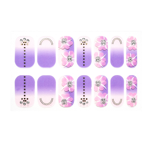 PandaHall Full Cover Nombre Nail Stickers, Self-Adhesive, for Nail Tips Decorations, Medium Purple, 24x8mm, 14pcs/sheet Paper Flower
PandaHall Full Cover Nombre Nail Stickers, Self-Adhesive, for Nail Tips Decorations, Medium Purple, 24x8mm, 14pcs/sheet Paper Flower