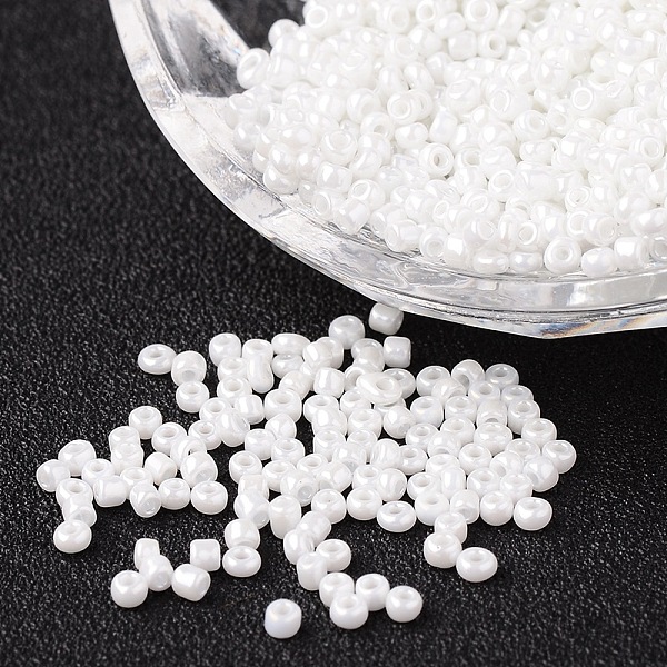 PandaHall DIY Craft Beads 12/0 Opaque Colors Lustered Round Glass Seed Beads, White, Size: about 2mm in diameter, hole:1mm, about...
PandaHall DIY Craft Beads 12/0 Opaque Colors Lustered Round Glass Seed Beads, White, Size: about 2mm in diameter, hole:1mm, about...