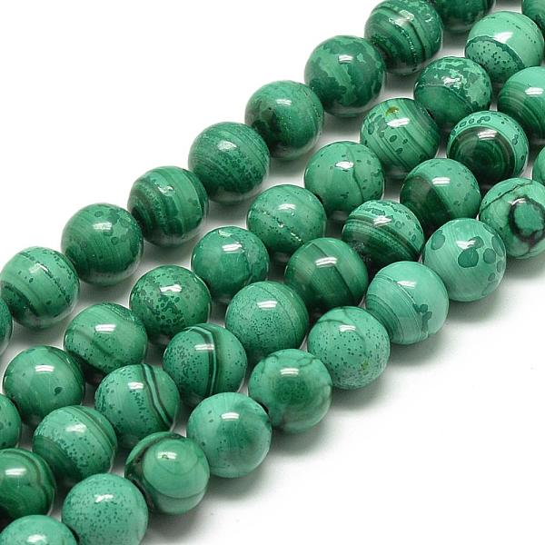 PandaHall Natural Malachite Beads Strands, Round, 10mm, Hole: 1.5mm, about 40pcs/strand, 15.7 inch Malachite Round
PandaHall Natural Malachite Beads Strands, Round, 10mm, Hole: 1.5mm, about 40pcs/strand, 15.7 inch Malachite Round
