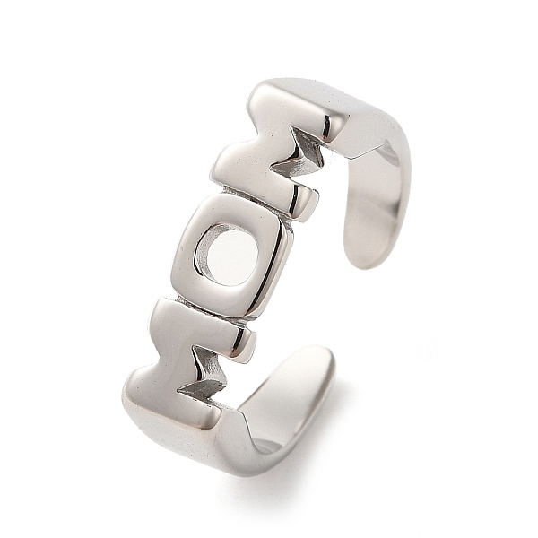 PandaHall Mother's Day Theme 304 Stainless Steel Rings for Women, with Word Mom, Stainless Steel Color, Inner Diameter: 16mm 304 Stainless...
PandaHall Mother's Day Theme 304 Stainless Steel Rings for Women, with Word Mom, Stainless Steel Color, Inner Diameter: 16mm 304 Stainless...
