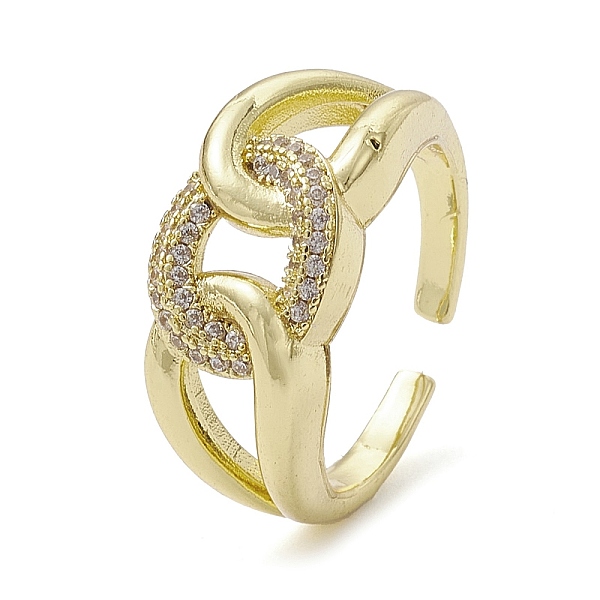 PandaHall Rack Plating Brass Micro Pave Cubic Zirconia Open Cuff Rings, Hollow Oval, Real 18K Gold Plated, Inner Diameter: 18.6mm..., Clear
PandaHall Rack Plating Brass Micro Pave Cubic Zirconia Open Cuff Rings, Hollow Oval, Real 18K Gold Plated, Inner Diameter: 18.6mm..., Clear