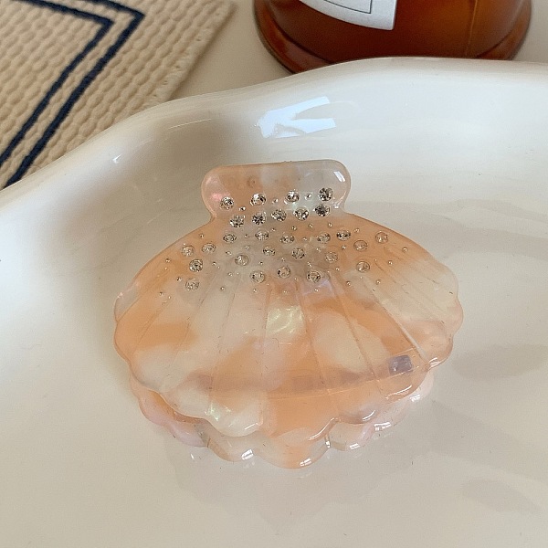 PandaHall Shell Shape Cellulose Acetate(Resin) Claw Hair Clips, with Rhinestones, Hair Accessories for Women Girl, Sandy Brown, 40x50mm...
PandaHall Shell Shape Cellulose Acetate(Resin) Claw Hair Clips, with Rhinestones, Hair Accessories for Women Girl, Sandy Brown, 40x50mm...