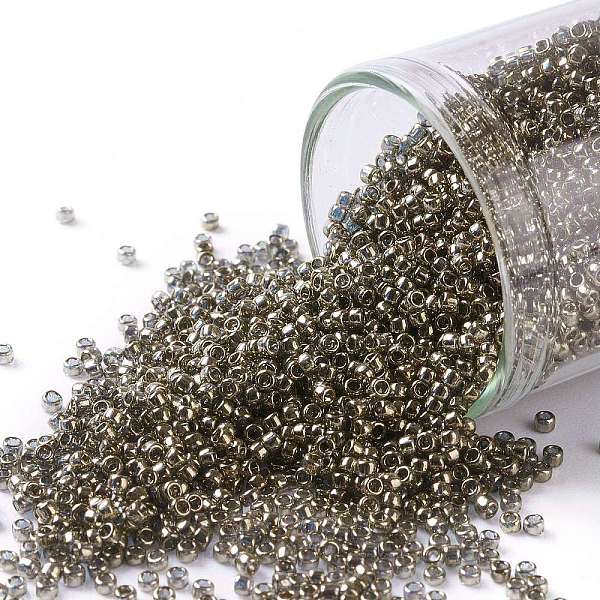 PandaHall TOHO Round Seed Beads, Japanese Seed Beads, (204) Gold Luster Montana Blue, 11/0, 2.2mm, Hole: 0.8mm, about 50000pcs/pound Glass...
PandaHall TOHO Round Seed Beads, Japanese Seed Beads, (204) Gold Luster Montana Blue, 11/0, 2.2mm, Hole: 0.8mm, about 50000pcs/pound Glass...