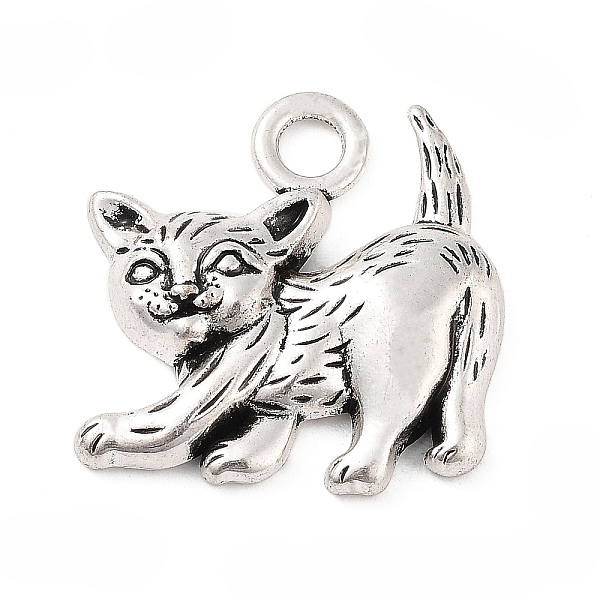 PandaHall Tibetan Style Alloy Pendants, Cat Shape, Antique Silver, 26.5x26x5mm, Hole: 3.5mm Alloy Cat Shape
PandaHall Tibetan Style Alloy Pendants, Cat Shape, Antique Silver, 26.5x26x5mm, Hole: 3.5mm Alloy Cat Shape