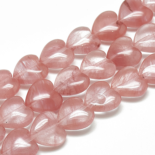 PandaHall Cherry Quartz Glass Beads Strands, Heart, 19x20~20.5x7.5mm, Hole: 2mm, about 10pcs/strand, 8.26 inch Cherry Quartz Glass Heart
PandaHall Cherry Quartz Glass Beads Strands, Heart, 19x20~20.5x7.5mm, Hole: 2mm, about 10pcs/strand, 8.26 inch Cherry Quartz Glass Heart