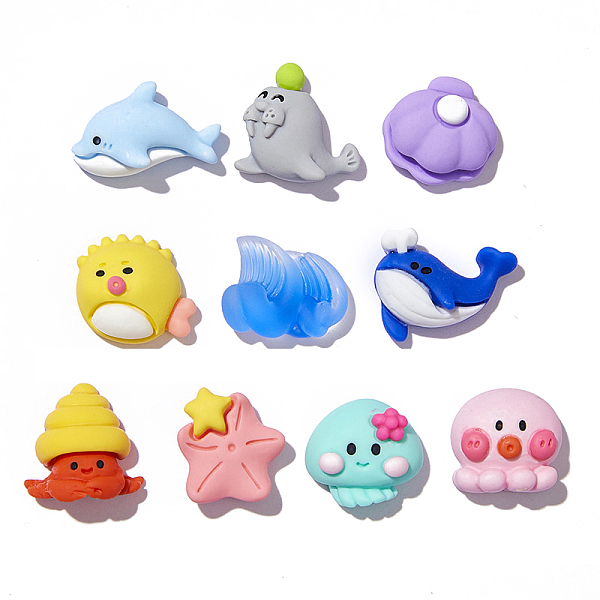 PandaHall Ocean Theme Opaque Resin Decoden Cabochons, Sea Animals Cabochon, Mixed Color, Sea Animals, 15~20x12~16mm Resin Other Animal..., Multicolor
PandaHall Ocean Theme Opaque Resin Decoden Cabochons, Sea Animals Cabochon, Mixed Color, Sea Animals, 15~20x12~16mm Resin Other Animal..., Multicolor