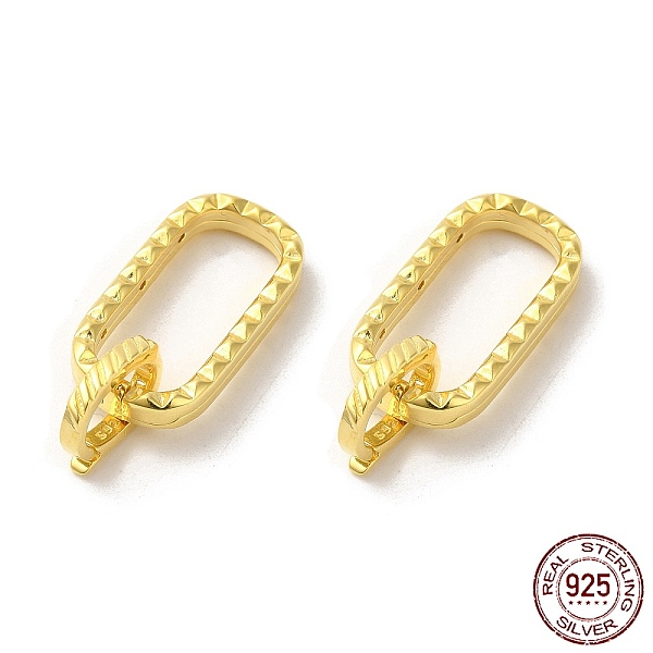 PandaHall 925 Sterling Silver Fold Over Clasps, with 925 Stamp, Rectangle, Real 18K Gold Plated, Rectangle: 22.5x12x4mm, Clasps: 11x8.5x2mm...
PandaHall 925 Sterling Silver Fold Over Clasps, with 925 Stamp, Rectangle, Real 18K Gold Plated, Rectangle: 22.5x12x4mm, Clasps: 11x8.5x2mm...