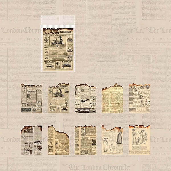 PandaHall 30 Sheets 10 Styles Vintage Scrapbook Paper Pads, for DIY Album Scrapbook, Background Paper, Diary Decoration, Human, 140x100mm, 3...
PandaHall 30 Sheets 10 Styles Vintage Scrapbook Paper Pads, for DIY Album Scrapbook, Background Paper, Diary Decoration, Human, 140x100mm, 3...