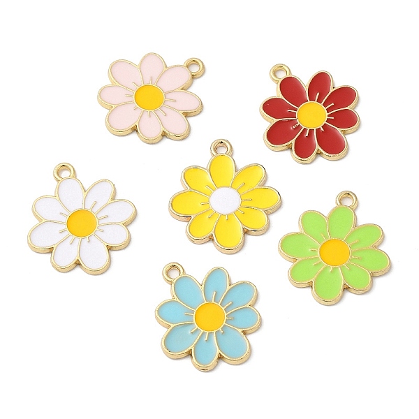 PandaHall Alloy Enamel Pendants, Flower Charm, Mixed Color, 23x22x1.5mm, Hole: 1.8mm Alloy+Enamel Flower Multicolor
PandaHall Alloy Enamel Pendants, Flower Charm, Mixed Color, 23x22x1.5mm, Hole: 1.8mm Alloy+Enamel Flower Multicolor