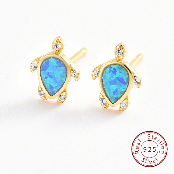 PandaHall 925 Sterling Silver Stud Earring, Tortoise Earring for Women, Golden, 0.9x0.7cm Sterling Silver Turtle
PandaHall 925 Sterling Silver Stud Earring, Tortoise Earring for Women, Golden, 0.9x0.7cm Sterling Silver Turtle