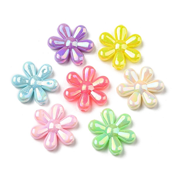 PandaHall Acrylic Beads, AB Color Plated, Flower, Mixed Color, 23x21x5mm, Hole: 2mm, 458pcs/500g Acrylic Flower Multicolor
PandaHall Acrylic Beads, AB Color Plated, Flower, Mixed Color, 23x21x5mm, Hole: 2mm, 458pcs/500g Acrylic Flower Multicolor