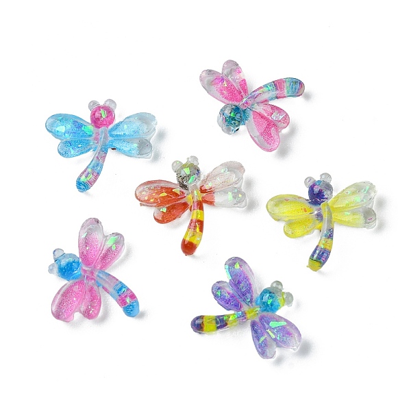 PandaHall Translucent Resin Cabochons, Dragonfly with Paillette, Mixed Color, 11x12x2mm Resin Dragonfly Multicolor
PandaHall Translucent Resin Cabochons, Dragonfly with Paillette, Mixed Color, 11x12x2mm Resin Dragonfly Multicolor