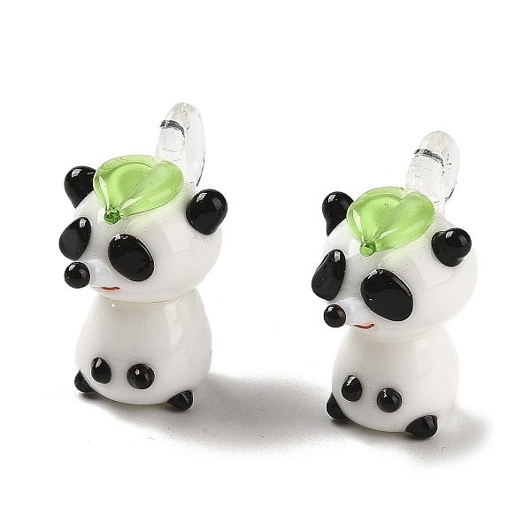 PandaHall Handmade Lampwork Pendants, Panda Charms, White, 25x15~17mm, Hole: 3~4mm Lampwork Panda White
PandaHall Handmade Lampwork Pendants, Panda Charms, White, 25x15~17mm, Hole: 3~4mm Lampwork Panda White