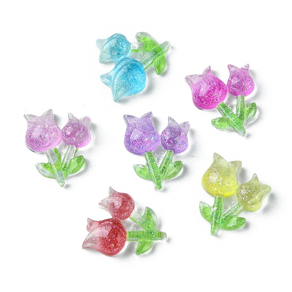 PandaHall Translucent Resin Cabochons, Glitter Flower, Mixed Color, 11x9x3.5mm Resin Flower Multicolor
PandaHall Translucent Resin Cabochons, Glitter Flower, Mixed Color, 11x9x3.5mm Resin Flower Multicolor