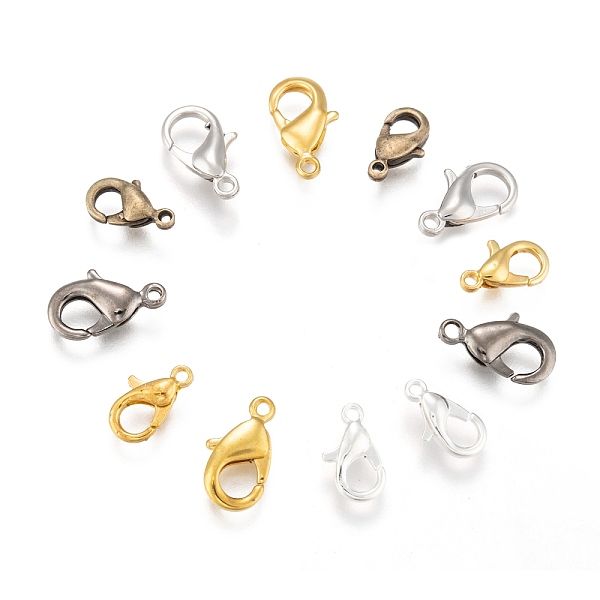 PandaHall Alloy & Brass Lobster Claw Clasps, Parrot Trigger Clasps, Mixed Color, 10~12x5~6x3mm, Hole: 1mm Alloy Others
PandaHall Alloy & Brass Lobster Claw Clasps, Parrot Trigger Clasps, Mixed Color, 10~12x5~6x3mm, Hole: 1mm Alloy Others