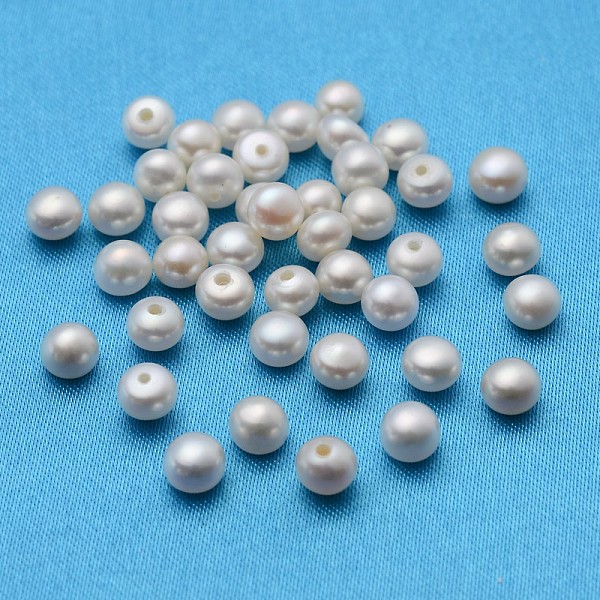 PandaHall Grade AAA Natural Cultured Freshwater Pearl Beads, Half Drilled Hole, Half Round, White, 4~4.5x3.5~4.5mm, Hole: 1mm Pearl Half...
PandaHall Grade AAA Natural Cultured Freshwater Pearl Beads, Half Drilled Hole, Half Round, White, 4~4.5x3.5~4.5mm, Hole: 1mm Pearl Half...