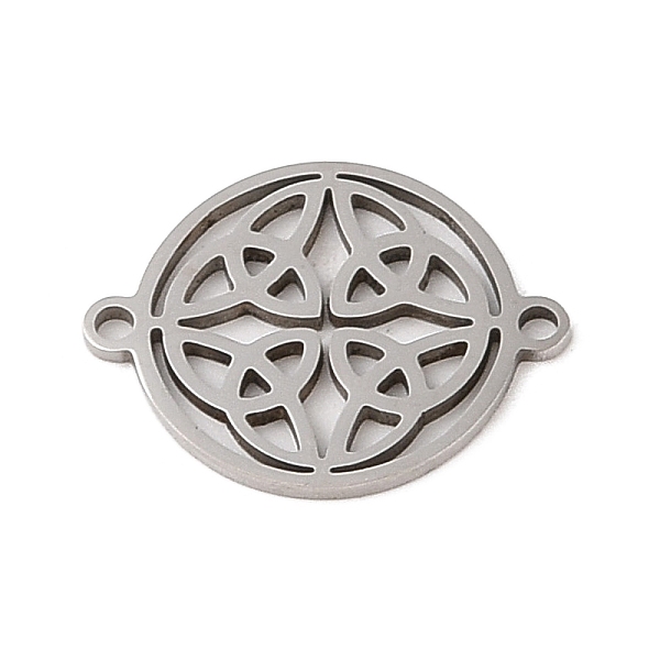 PandaHall 201 Stainless Steel Connector Charms, Hollow Flat Round Links, Stainless Steel Color, 18.5x14.5x1mm, Hole: 1mm 201 Stainless Steel...
PandaHall 201 Stainless Steel Connector Charms, Hollow Flat Round Links, Stainless Steel Color, 18.5x14.5x1mm, Hole: 1mm 201 Stainless Steel...