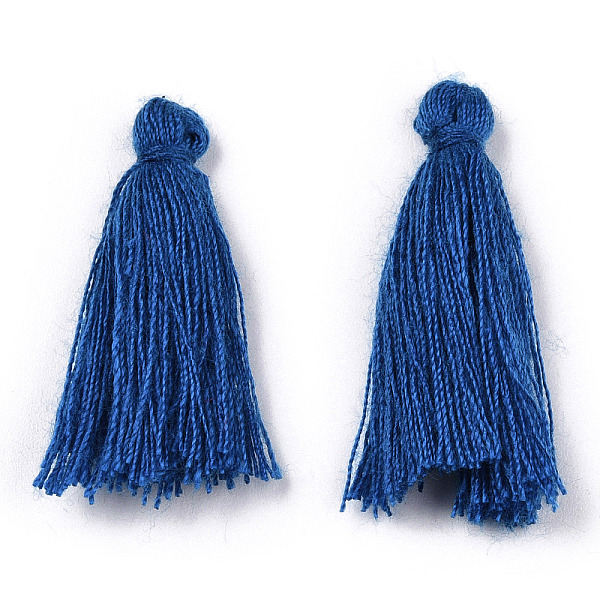 PandaHall Handmade Polycotton(Polyester Cotton) Tassel Decorations, Pendant Decorations, Blue, 29~35mm Polycotton Blue
PandaHall Handmade Polycotton(Polyester Cotton) Tassel Decorations, Pendant Decorations, Blue, 29~35mm Polycotton Blue