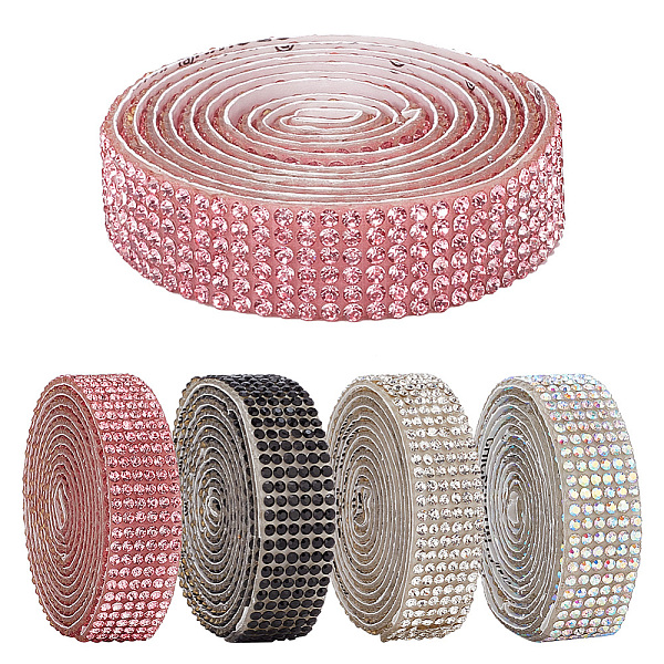 PandaHall GOMAKERER 4Pcs 4 Colors Self Adhesive Resin Rhinestone Tape, for Costume Accessories, Belt Decoration, Mixed Color, 13.5~14x1.5mm..., Multicolor
PandaHall GOMAKERER 4Pcs 4 Colors Self Adhesive Resin Rhinestone Tape, for Costume Accessories, Belt Decoration, Mixed Color, 13.5~14x1.5mm..., Multicolor