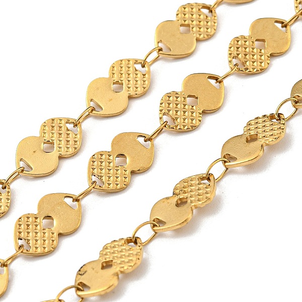 PandaHall Ion Plating(IP) 304 Stainless Steel Heart Link Chain, Soldered, with Spool, Golden, 10.5x6x0.8mm 304 Stainless Steel
PandaHall Ion Plating(IP) 304 Stainless Steel Heart Link Chain, Soldered, with Spool, Golden, 10.5x6x0.8mm 304 Stainless Steel