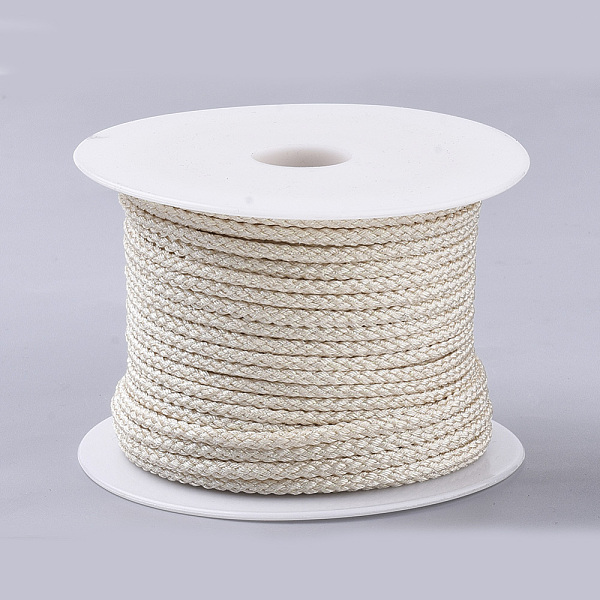 PandaHall Polyester Braided Cords, with Metallic Cord, PapayaWhip, 4x3mm, about 32.8 yards(30m)/roll Polyester+Metallic Cord Orange
PandaHall Polyester Braided Cords, with Metallic Cord, PapayaWhip, 4x3mm, about 32.8 yards(30m)/roll Polyester+Metallic Cord Orange