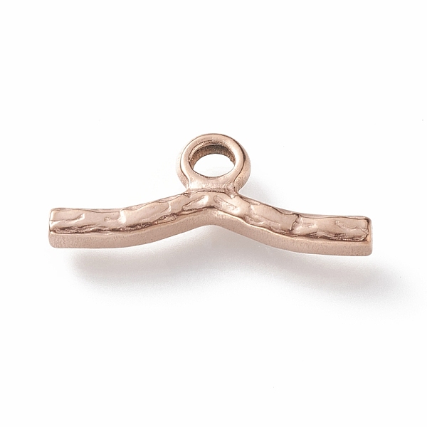 PandaHall Ion Plating(IP) 304 Stainless Steel Toggle Clasps Parts, Textured, Bar, Rose Gold, 18x6x2mm, Hole: 2mm 304 Stainless Steel Others
PandaHall Ion Plating(IP) 304 Stainless Steel Toggle Clasps Parts, Textured, Bar, Rose Gold, 18x6x2mm, Hole: 2mm 304 Stainless Steel Others