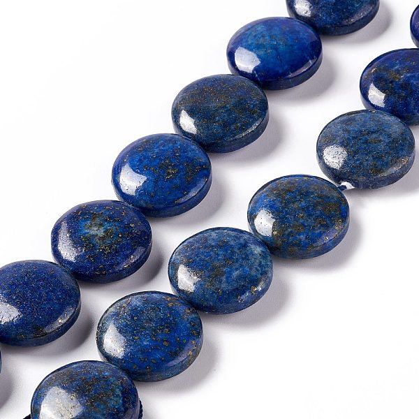 PandaHall Natural Lapis Lazuli Beads Strands, Dyed, Flat Round, 19.5~20.5x7~8mm, Hole: 1mm, about 20pcs/strand, 15.55''~15.98''(39.5~40.6cm)...
PandaHall Natural Lapis Lazuli Beads Strands, Dyed, Flat Round, 19.5~20.5x7~8mm, Hole: 1mm, about 20pcs/strand, 15.55''~15.98''(39.5~40.6cm)...