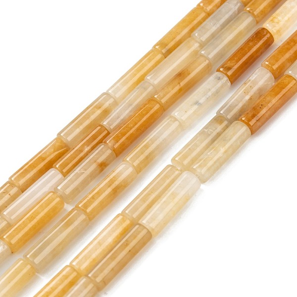 PandaHall Natural Topaz Jade Beads Strands, Column, 13~14x4mm, Hole: 1.2mm, about 29~30pcs/strand, 15.16''~15.75''(38.5~40cm) Topaz Jade...
PandaHall Natural Topaz Jade Beads Strands, Column, 13~14x4mm, Hole: 1.2mm, about 29~30pcs/strand, 15.16''~15.75''(38.5~40cm) Topaz Jade...