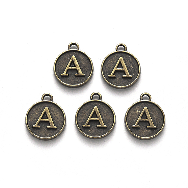 PandaHall Alloy Pendant Cabochon Settings, For Enamel, Cadmium Free & Lead Free, Flat Round with Letter, Antique Bronze, Letter.A, 14x12x2mm...
PandaHall Alloy Pendant Cabochon Settings, For Enamel, Cadmium Free & Lead Free, Flat Round with Letter, Antique Bronze, Letter.A, 14x12x2mm...