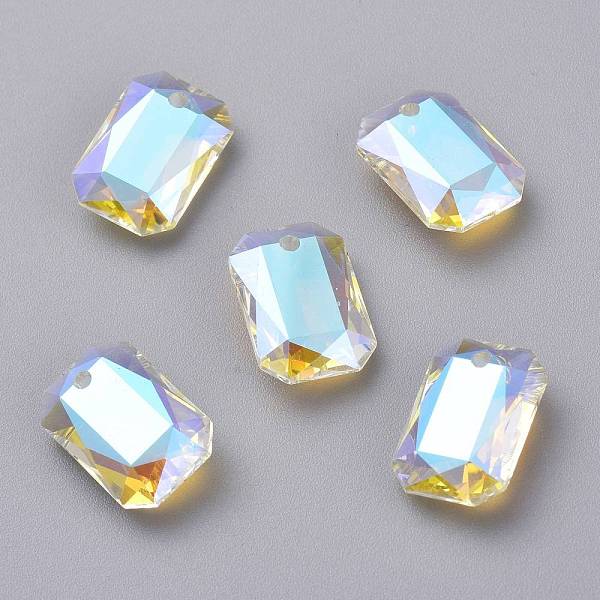 PandaHall Glass Rhinestone Pendants, Faceted, Rectangle, Crystal Shimmer, 16x11x5.5mm, Hole: 1.6mm Rhinestone Rectangle Clear
PandaHall Glass Rhinestone Pendants, Faceted, Rectangle, Crystal Shimmer, 16x11x5.5mm, Hole: 1.6mm Rhinestone Rectangle Clear