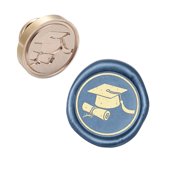 PandaHall DIY Scrapbook, Brass Wax Seal Stamp Head, Graduation Cap, Golden, 25x14mm Brass
PandaHall DIY Scrapbook, Brass Wax Seal Stamp Head, Graduation Cap, Golden, 25x14mm Brass