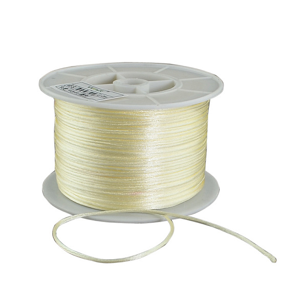 PandaHall Round Nylon Thread, Rattail Satin Cord, for Chinese Knot Making, Light Goldenrod Yellow, 1mm, 100yards/roll Nylon Yellow
PandaHall Round Nylon Thread, Rattail Satin Cord, for Chinese Knot Making, Light Goldenrod Yellow, 1mm, 100yards/roll Nylon Yellow