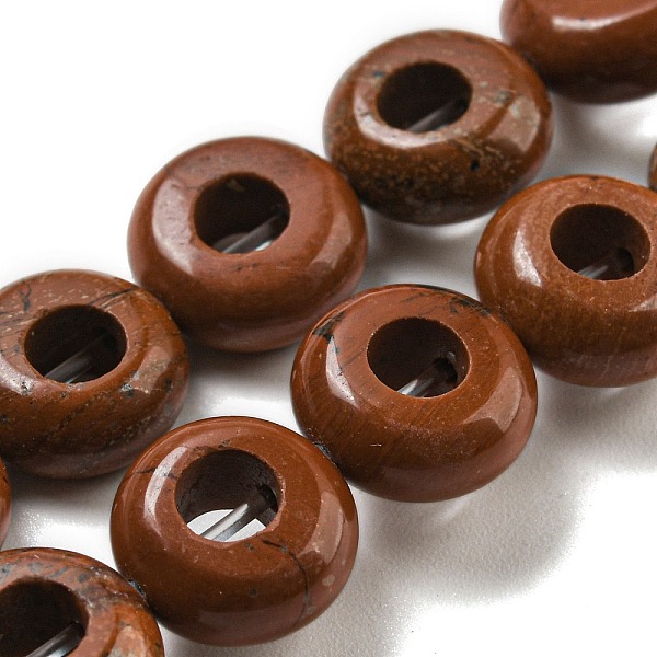 PandaHall Natural Red Jasper Beads Strands, Rondelle, 10~10.5x4~4.5mm, Hole: 1.2mm, about 20pcs/strand, 7.95''(20.2cm) Red Jasper Rondelle
PandaHall Natural Red Jasper Beads Strands, Rondelle, 10~10.5x4~4.5mm, Hole: 1.2mm, about 20pcs/strand, 7.95''(20.2cm) Red Jasper Rondelle
