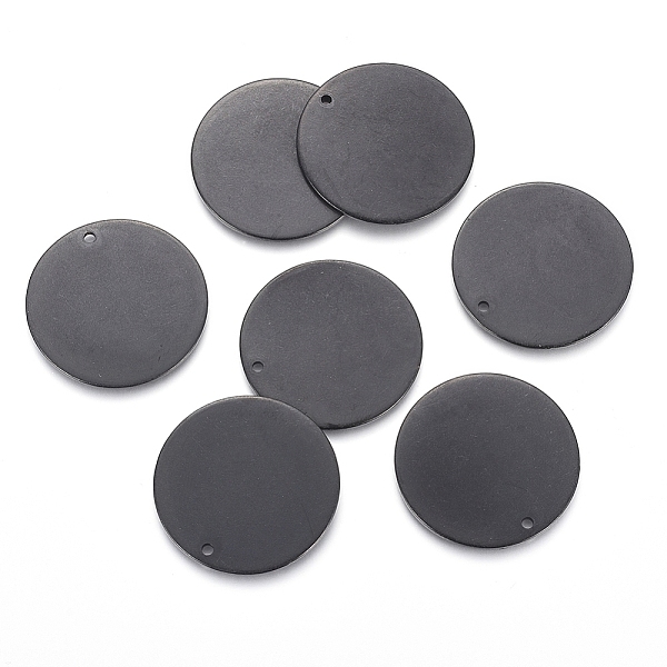 PandaHall 304 Stainless Steel Pendants, Stamping Blank Tag, Flat Round, Electrophoresis Black, 25x1mm, Hole: 1.4mm 304 Stainless Steel Flat...
PandaHall 304 Stainless Steel Pendants, Stamping Blank Tag, Flat Round, Electrophoresis Black, 25x1mm, Hole: 1.4mm 304 Stainless Steel Flat...
