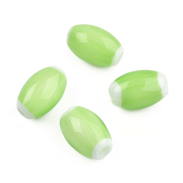 PandaHall Handmade Lampwork Beads Strands, Oval, Light Green, 10.5~11.5x7.5~8mm, Hole: 1.2~2mm, about 34~37pcs/strand, 15.75 inch~15.94 inch...
PandaHall Handmade Lampwork Beads Strands, Oval, Light Green, 10.5~11.5x7.5~8mm, Hole: 1.2~2mm, about 34~37pcs/strand, 15.75 inch~15.94 inch...