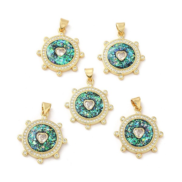 PandaHall Rack Plating Brass Micro Pave Cubic Zirconia with Synthetic Opal Pendants, with Jump Ring, Lead Free & Cadmium Free, Long-Lasting..., Green
PandaHall Rack Plating Brass Micro Pave Cubic Zirconia with Synthetic Opal Pendants, with Jump Ring, Lead Free & Cadmium Free, Long-Lasting..., Green
