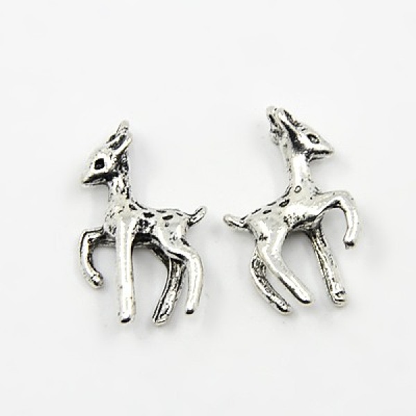 PandaHall Tibetan Style Alloy Pendants, Lead Free, Deer, Antique Silver, 21x12.5x4mm, Hole: 1mm Alloy Deer
PandaHall Tibetan Style Alloy Pendants, Lead Free, Deer, Antique Silver, 21x12.5x4mm, Hole: 1mm Alloy Deer