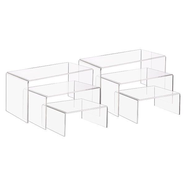 PandaHall 6pcs 3 Sizes Acrylic Display Risers Stand U-Shape Jewelry Display Holder 3 Steps Clear Riser Shelf Showcase for Jewelry Display...
PandaHall 6pcs 3 Sizes Acrylic Display Risers Stand U-Shape Jewelry Display Holder 3 Steps Clear Riser Shelf Showcase for Jewelry Display...