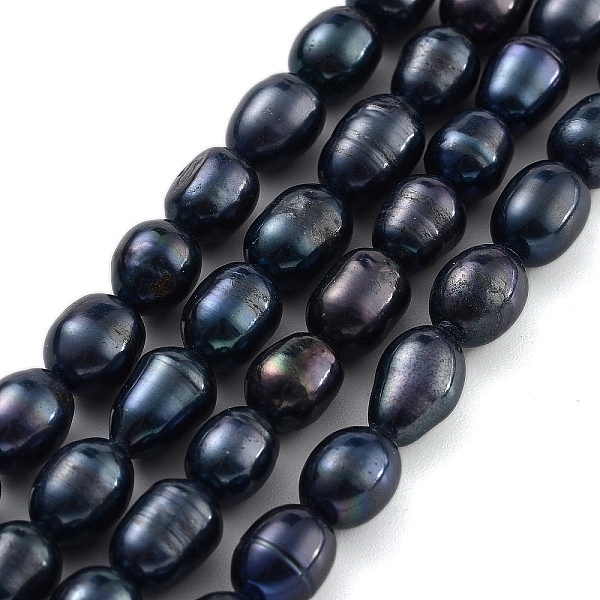 PandaHall Dyed Natural Cultured Freshwater Pearl Beads Strands, Rice, Grade A, Black, 6~7mm, Hole: 0.6mm, about 18~20pcs/strand...
PandaHall Dyed Natural Cultured Freshwater Pearl Beads Strands, Rice, Grade A, Black, 6~7mm, Hole: 0.6mm, about 18~20pcs/strand...