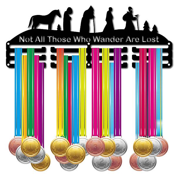 PandaHall Fashion Iron Medal Hanger Holder Display Wall Rack, 3 Lines, with Screws, Travel Themed, 150x400mm Iron Others Black
PandaHall Fashion Iron Medal Hanger Holder Display Wall Rack, 3 Lines, with Screws, Travel Themed, 150x400mm Iron Others Black