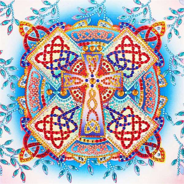 PandaHall DIY Diamond Painting Kits, Including Resin Rhinestones Bag, Diamond Sticky Pen, Tray Plate and Glue Clay, Flower, 400x300mm Resin...
PandaHall DIY Diamond Painting Kits, Including Resin Rhinestones Bag, Diamond Sticky Pen, Tray Plate and Glue Clay, Flower, 400x300mm Resin...