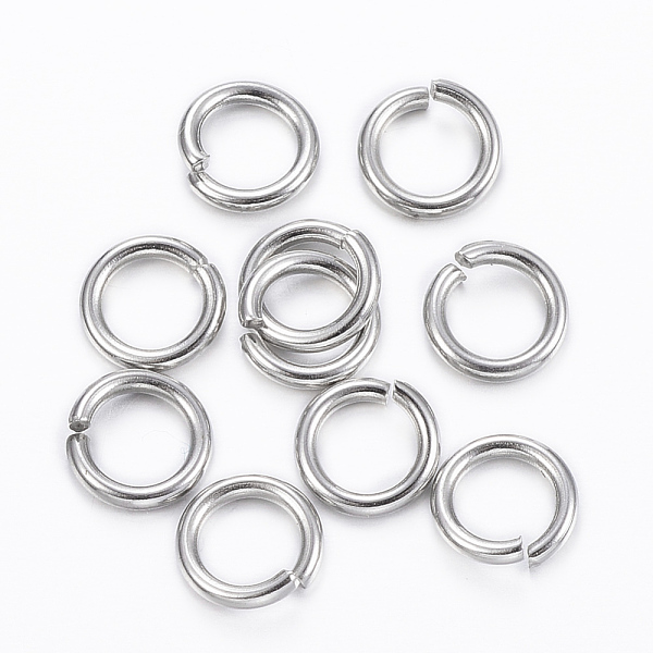 PandaHall 304 Stainless Steel Open Jump Rings, Stainless Steel Color, 18 Gauge, 7x1mm, Inner Diameter: 4.8mm 304 Stainless Steel
PandaHall 304 Stainless Steel Open Jump Rings, Stainless Steel Color, 18 Gauge, 7x1mm, Inner Diameter: 4.8mm 304 Stainless Steel
