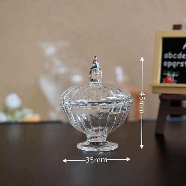 PandaHall Miniature Glass Bottle, with Lid, for Dollhouse Accessories Pretending Prop Decorations, Clear, 35x45mm Glass Bottle Clear
PandaHall Miniature Glass Bottle, with Lid, for Dollhouse Accessories Pretending Prop Decorations, Clear, 35x45mm Glass Bottle Clear