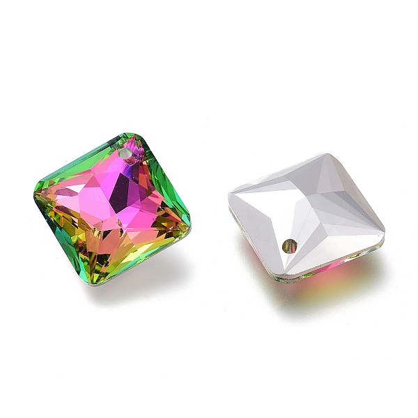 PandaHall Glass Rhinestone Pendants, Back Plated, Faceted, Square/Rhombus, Vintage Rose, 20x20x7.5mm, Hole: 1.6mm Rhinestone Square Green
PandaHall Glass Rhinestone Pendants, Back Plated, Faceted, Square/Rhombus, Vintage Rose, 20x20x7.5mm, Hole: 1.6mm Rhinestone Square Green