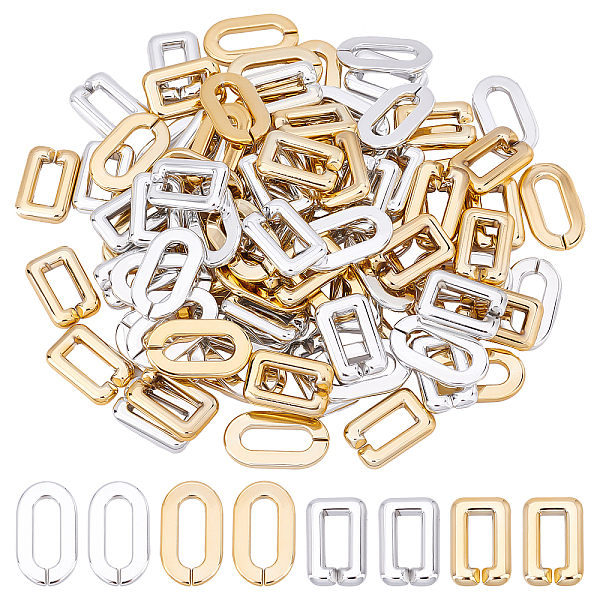 PandaHall SUPERFINDINGS 120Pcs 2 Styles CCB Plastic Linking Rings 2 Colors Open Quick Link Connectors Rectangle Oval Curb Chain Connectors...
PandaHall SUPERFINDINGS 120Pcs 2 Styles CCB Plastic Linking Rings 2 Colors Open Quick Link Connectors Rectangle Oval Curb Chain Connectors...