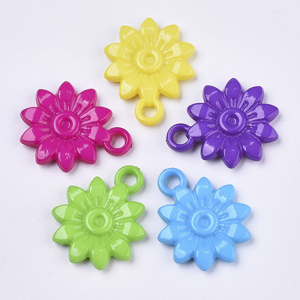 PandaHall Opaque Acrylic Pendants, Flower, Mixed Color, 26x20x4mm, Hole: 3mm, about 500pcs/500g Acrylic Flower Multicolor
PandaHall Opaque Acrylic Pendants, Flower, Mixed Color, 26x20x4mm, Hole: 3mm, about 500pcs/500g Acrylic Flower Multicolor