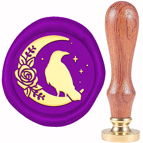 PandaHall Brass Wax Seal Stamp, with Wood Handle, Golden, for DIY Scrapbooking, Raven Pattern, 20mm Brass Raven Gold
PandaHall Brass Wax Seal Stamp, with Wood Handle, Golden, for DIY Scrapbooking, Raven Pattern, 20mm Brass Raven Gold