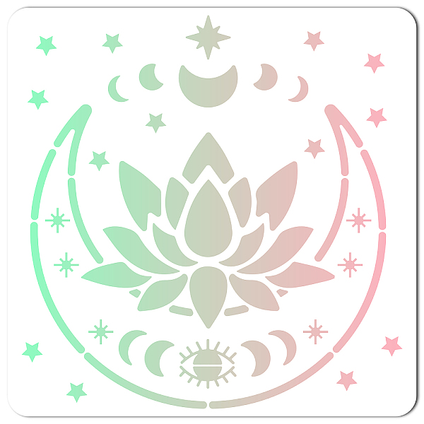 PandaHall GORGECRAFT 11.8x11.8 Inch Lotus Stencil Moon and Lotus Flower Template Square Large Reusable Plastic Stencils Sign for Painting on...
PandaHall GORGECRAFT 11.8x11.8 Inch Lotus Stencil Moon and Lotus Flower Template Square Large Reusable Plastic Stencils Sign for Painting on...